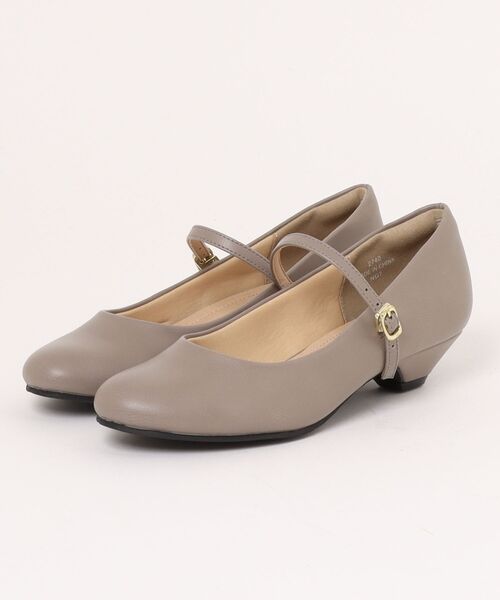 ALETTA(アレッタ)の「ALETTA-アレッタ- 究極のプレーンパンプス -ラウンドトゥ3.5cmヒール-(レインシューズ・レディース・トップグレー/ブラック/グレイッシュベージュ/クリアブラック・23.5cm/24.0cm/24.5cm/25.0cm/23.0cm/22.5cm)」の7枚目の写真