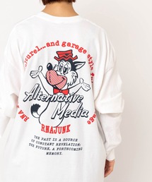 RNA | M2619 ウルフプリントロンT(Tシャツ/カットソー)