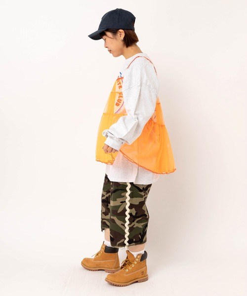 RNA（アールエヌエー）の「M2619 ウルフプリントロンT（Tシャツ/カットソー・レディース・ホワイト/アッシュグレー/ブラック・MEDIUM）」の17枚目の写真