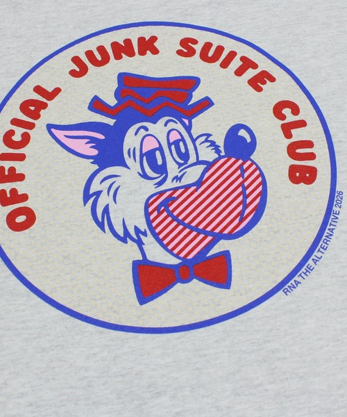 RNA（アールエヌエー）の「M2619 ウルフプリントロンT（Tシャツ/カットソー・レディース・ホワイト/アッシュグレー/ブラック・MEDIUM）」の22枚目の写真