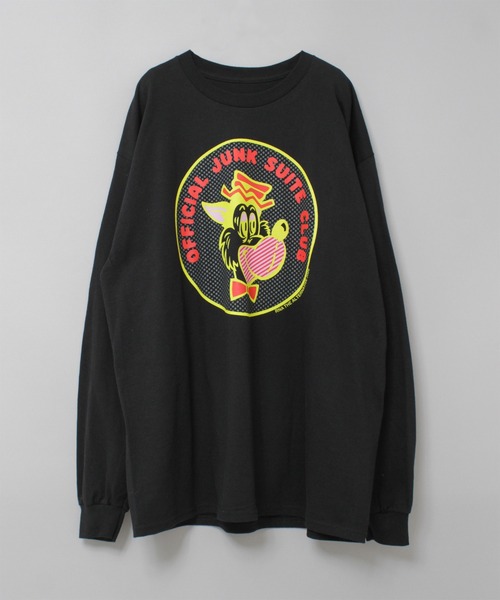 RNA（アールエヌエー）の「M2619 ウルフプリントロンT（Tシャツ/カットソー・レディース・ホワイト/アッシュグレー/ブラック・MEDIUM）」の8枚目の写真