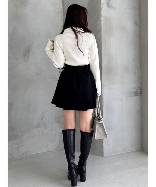 MERCURYDUO（マーキュリーデュオ）の「U.S. POLO ASSN.別注 リブハイネックニット（ニット/セーター・レディース・アイボリー/ネイビー/ラベンダー・FREE）」の14枚目の写真