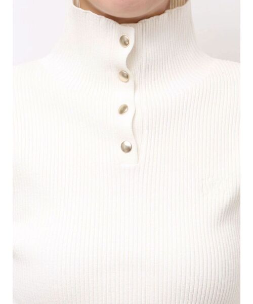 MERCURYDUO（マーキュリーデュオ）の「U.S. POLO ASSN.別注 リブハイネックニット（ニット/セーター・レディース・アイボリー/ネイビー/ラベンダー・FREE）」の18枚目の写真