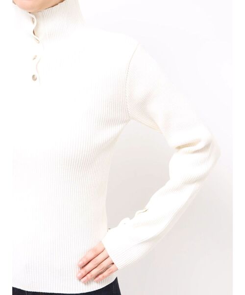 MERCURYDUO（マーキュリーデュオ）の「U.S. POLO ASSN.別注 リブハイネックニット（ニット/セーター・レディース・アイボリー/ネイビー/ラベンダー・FREE）」の19枚目の写真