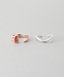 Jouete（ジュエッテ）の「[スペシャル] フォークリング セット カーネリアン（リング）」