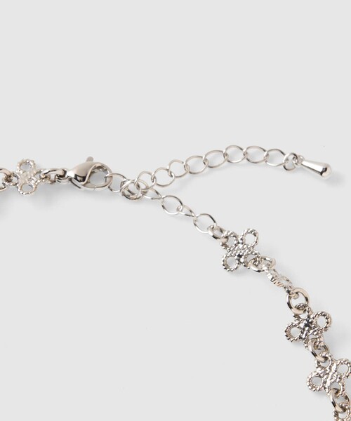 STUDIOUS（ステュディオス）の「【tanakadaisuke/タナカダイスケ】pearl ribbon chain necklace/ネックレス/クリスタル/ビジュー/リボン（ネックレス・レディース・ホワイト・FREE）」の14枚目の写真