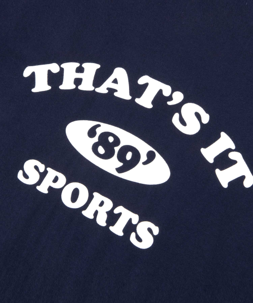 THAT'S IT（ザッツイット）の「アーチロゴ半袖Tシャツ[ネイビー]（Tシャツ/カットソー・メンズ・ネイビー・LARGE/MEDIUM/X-LARGE）」の5枚目の写真