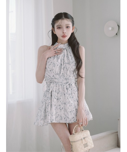 アメスリギャザーフレアミニワンピース（ワンピース）｜Darich