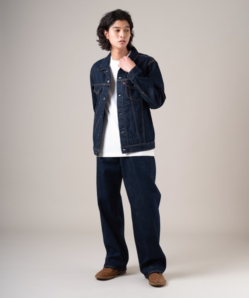 Levi's（リーバイス）の「Levi's/リーバイス TYPEⅢ リラックスフィット トラッカージャケット（デニムジャケット・メンズ・ダークインディゴブルー・XL/M/S/L）」の5枚目の写真