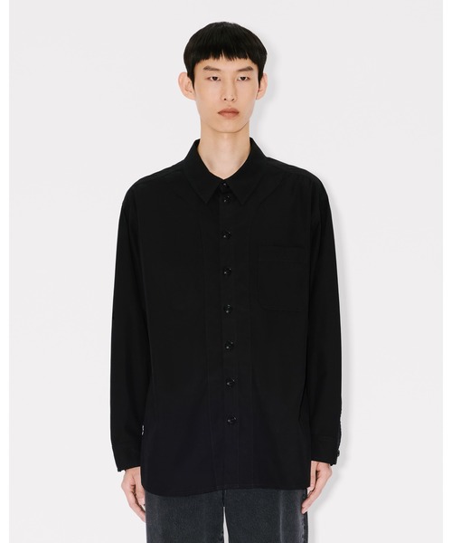 KENZO(ケンゾー)の「'Boke Flower 2.0' ベースボール シャツ イン コットン(シャツ/ブラウス・メンズ・ブラック系その他・SMALL/LARGE/MEDIUM)」の3枚目の写真