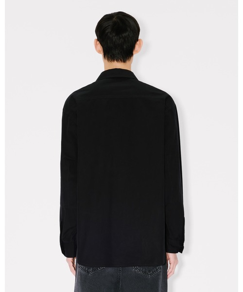 KENZO(ケンゾー)の「'Boke Flower 2.0' ベースボール シャツ イン コットン(シャツ/ブラウス・メンズ・ブラック系その他・SMALL/LARGE/MEDIUM)」の4枚目の写真