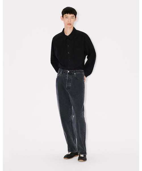 KENZO(ケンゾー)の「'Boke Flower 2.0' ベースボール シャツ イン コットン(シャツ/ブラウス・メンズ・ブラック系その他・SMALL/LARGE/MEDIUM)」の5枚目の写真