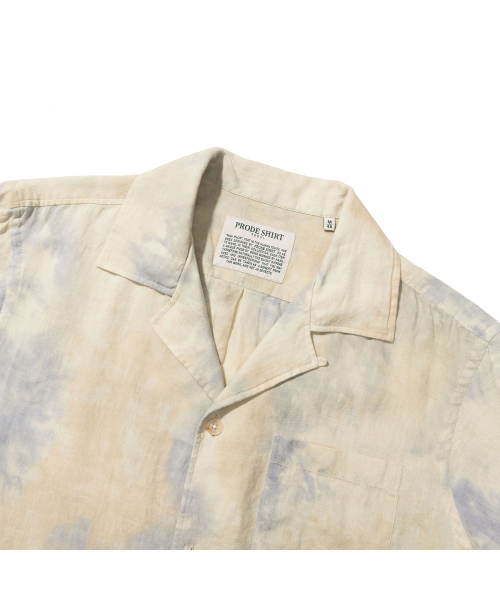 PRODESHIRT（プロデシャツ）の「[コンフォート] フラワーガーデン リネン キャンプシャツ (イエローロットン)（シャツ/ブラウス・メンズ・その他・M/L/XL）」の3枚目の写真