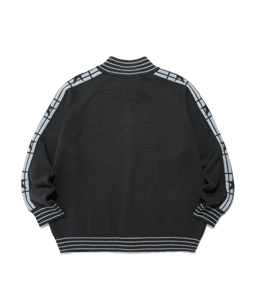 ISTKUNST（イストクンスト）の「STAR TRACK KNIT ZIP UP_CHARCOAL(IK2FFMK684A)（ニット/セーター・レディース・チャコール・S/M/L）」の3枚目の写真