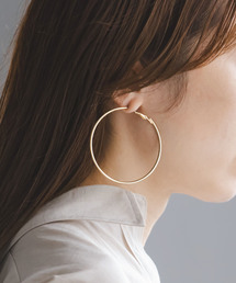 Kenneth Jay Lane（ネスジェイレーン）の「《追加》Kenneth Jay Lane/ケネスジェイレーン フープピアス M（ピアス（両耳用））」