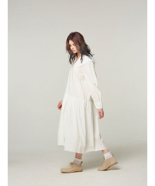 AYIHOLIC CASHMERE(アイホリックカシミア)の「オーガンザレースロングドレス(ワンピース・レディース・その他・FREE)」の2枚目の写真
