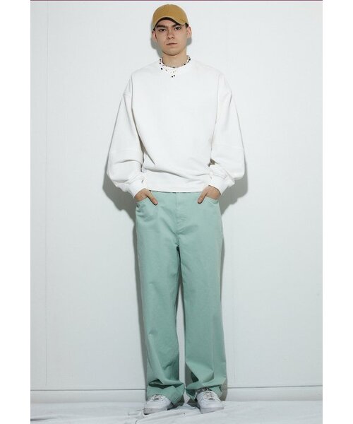 MILLIMILLION(ミリミリオン)の「BASALT COLOR DENIM PANTS B03-MINT(その他パンツ・メンズ・その他・L/XL)」の2枚目の写真