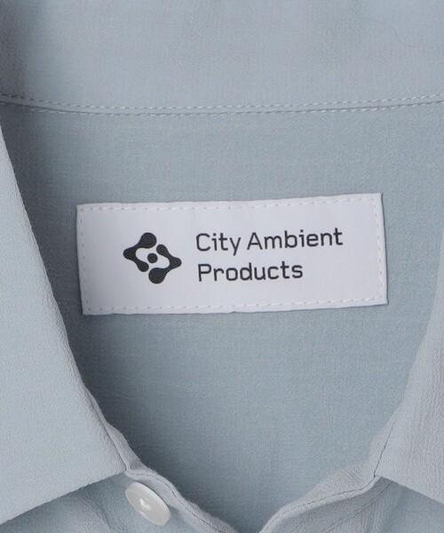 City Ambient Products（シティアンビエントプロダクツ）の「City Ambient Products: レギュラー ボイル ソリッド ロング スリーブ シャツ（シャツ/ブラウス・メンズ・ライトブルー/クリーム・SMALL/LARGE/MEDIUM）」の15枚目の写真