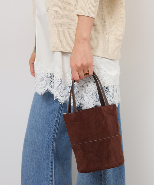 VELETTO（ベレット）の「［26SS新作］【VELETTO/ヴェレット】 ツツガタショルダーBAG（ショルダーバッグ・レディース・ブラウン・FREE）」の4枚目の写真