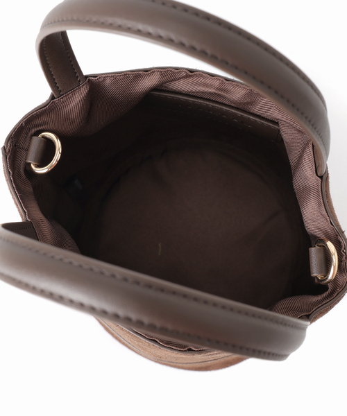 VELETTO（ベレット）の「［26SS新作］【VELETTO/ヴェレット】 ツツガタショルダーBAG（ショルダーバッグ・レディース・ブラウン・FREE）」の10枚目の写真