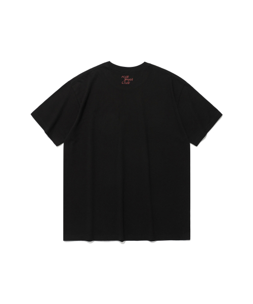 NICE GHOST CLUB(ナイスゴーストクラブ)の「SPRAY PRINT TEE_BLACK(NG2EMUT508A)(Tシャツ/カットソー・レディース・ブラック・S/M/L)」の2枚目の写真