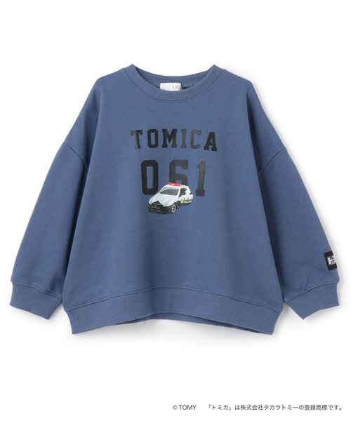 b・ROOM(ビールーム)の「【速乾裏毛】トミカワイドシルエットトレーナー(スウェット・キッズ・トップグレー/ブルー系その他2/ブラック/ラベンダー・90cm/100cm/110cm/120cm/130cm)」の8枚目の写真