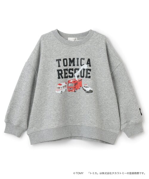 b・ROOM(ビールーム)の「【速乾裏毛】トミカワイドシルエットトレーナー(スウェット・キッズ・トップグレー/ブルー系その他2/ブラック/ラベンダー・90cm/100cm/110cm/120cm/130cm)」の11枚目の写真