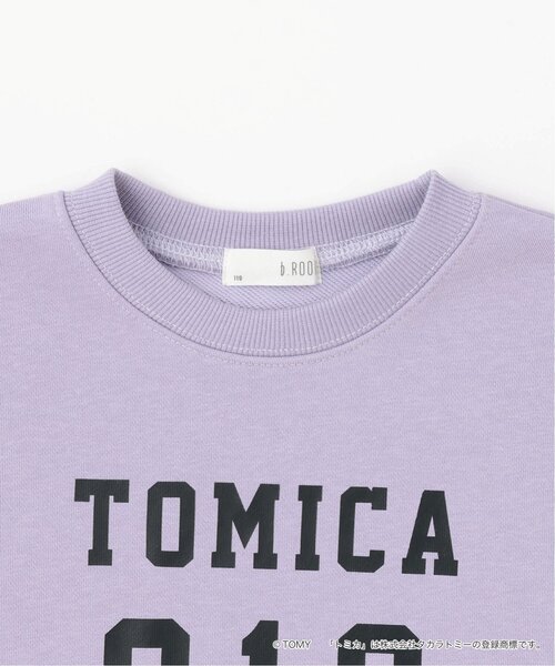 b・ROOM(ビールーム)の「【速乾裏毛】トミカワイドシルエットトレーナー(スウェット・キッズ・トップグレー/ブルー系その他2/ブラック/ラベンダー・90cm/100cm/110cm/120cm/130cm)」の6枚目の写真