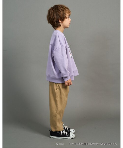 b・ROOM(ビールーム)の「【速乾裏毛】トミカワイドシルエットトレーナー(スウェット・キッズ・トップグレー/ブルー系その他2/ブラック/ラベンダー・90cm/100cm/110cm/120cm/130cm)」の21枚目の写真