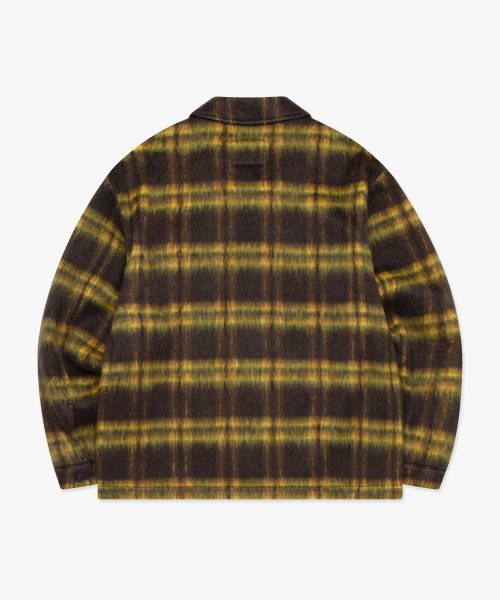 LMCの「BRUSHED CHECK ZIP UP SHIRT brown(シャツ/ブラウス・メンズ・その他・S/M/L)」の4枚目の写真