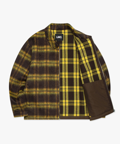 LMCの「BRUSHED CHECK ZIP UP SHIRT brown(シャツ/ブラウス・メンズ・その他・S/M/L)」の5枚目の写真