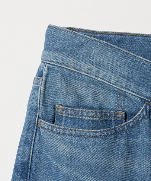 6（ロク）の「＜6(ROKU)＞コットン デニム パンツ（デニムパンツ・レディース・コバルトブルー・38/36/34）」の10枚目の写真