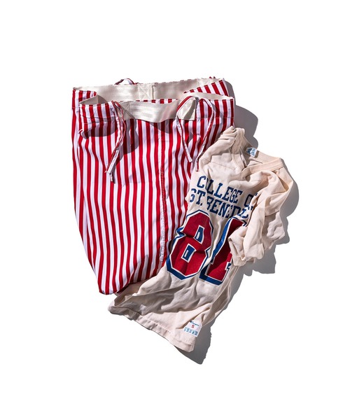 PUEBCO（プエブコ）の「SHIRT FABRIC FOLDING LAUNDRY BASKET Red Narrow Stripe（ランドリーグッズ・メンズ・レッド系その他・ONE SIZE）」の8枚目の写真