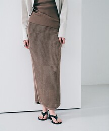 メッシュニット タイトスカート