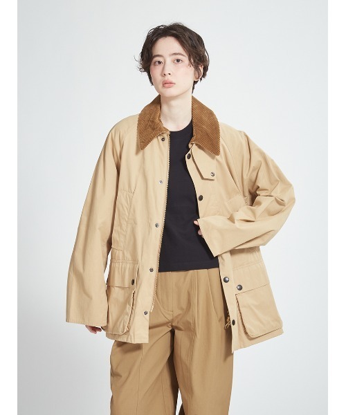 Barbour（バブアー）の「【BEDALE / ビデイル】ピーチスキン コットン ブルゾン（オーバーサイズフィット）（ブルゾン・メンズ・ブラック/ライトブルー/グリーン/ベージュ・34/36/38/40/42）」の3枚目の写真