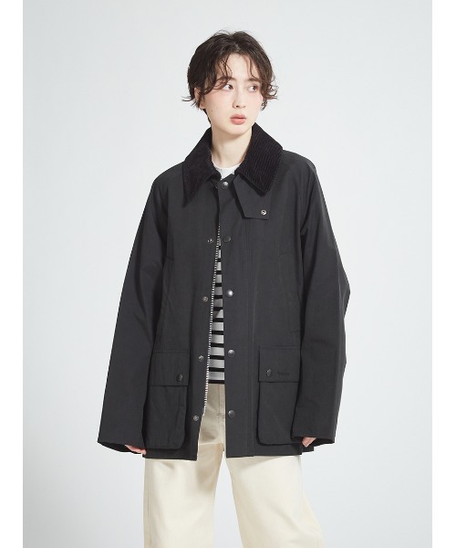 Barbour（バブアー）の「【BEDALE / ビデイル】ピーチスキン コットン ブルゾン（オーバーサイズフィット）（ブルゾン・メンズ・ブラック/ライトブルー/グリーン/ベージュ・34/36/38/40/42）」の2枚目の写真