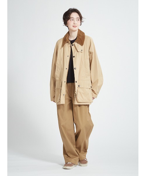 Barbour（バブアー）の「【BEDALE / ビデイル】ピーチスキン コットン ブルゾン（オーバーサイズフィット）（ブルゾン・メンズ・ブラック/ライトブルー/グリーン/ベージュ・34/36/38/40/42）」の8枚目の写真
