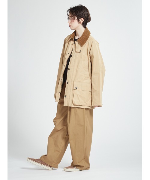 Barbour（バブアー）の「【BEDALE / ビデイル】ピーチスキン コットン ブルゾン（オーバーサイズフィット）（ブルゾン・メンズ・ブラック/ライトブルー/グリーン/ベージュ・34/36/38/40/42）」の9枚目の写真