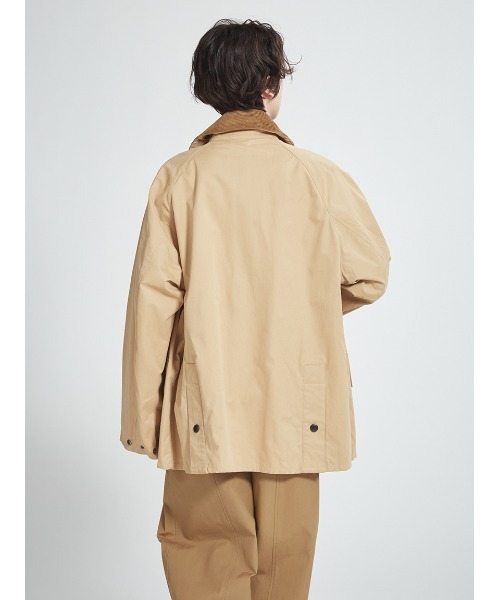 Barbour（バブアー）の「【BEDALE / ビデイル】ピーチスキン コットン ブルゾン（オーバーサイズフィット）（ブルゾン・メンズ・ブラック/ライトブルー/グリーン/ベージュ・34/36/38/40/42）」の12枚目の写真