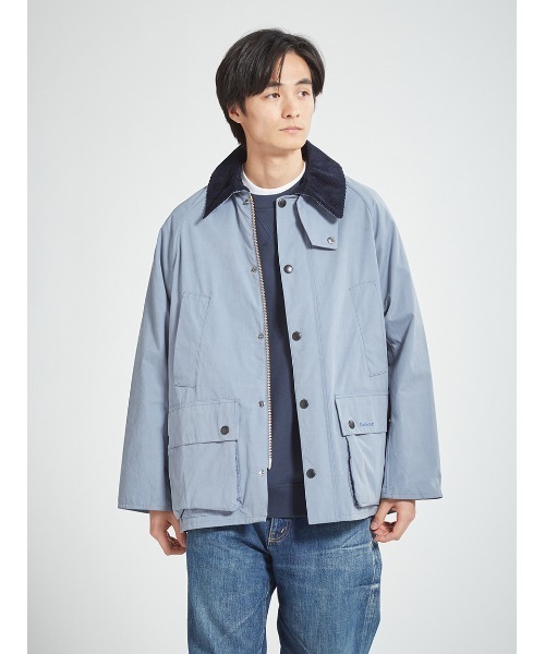 Barbour（バブアー）の「【BEDALE / ビデイル】ピーチスキン コットン ブルゾン（オーバーサイズフィット）（ブルゾン・メンズ・ブラック/ライトブルー/グリーン/ベージュ・34/36/38/40/42）」の15枚目の写真