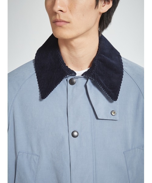 Barbour（バブアー）の「【BEDALE / ビデイル】ピーチスキン コットン ブルゾン（オーバーサイズフィット）（ブルゾン・メンズ・ブラック/ライトブルー/グリーン/ベージュ・34/36/38/40/42）」の20枚目の写真