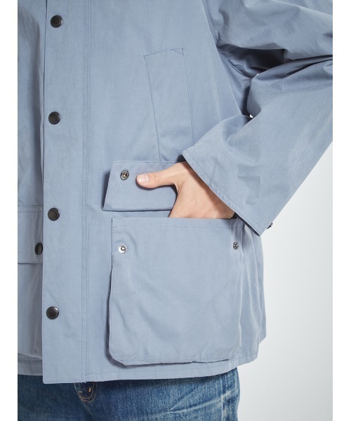 Barbour（バブアー）の「【BEDALE / ビデイル】ピーチスキン コットン ブルゾン（オーバーサイズフィット）（ブルゾン・メンズ・ブラック/ライトブルー/グリーン/ベージュ・34/36/38/40/42）」の21枚目の写真