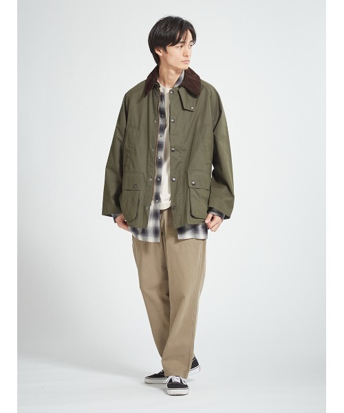 Barbour（バブアー）の「【BEDALE / ビデイル】ピーチスキン コットン ブルゾン（オーバーサイズフィット）（ブルゾン・メンズ・ブラック/ライトブルー/グリーン/ベージュ・34/36/38/40/42）」の22枚目の写真