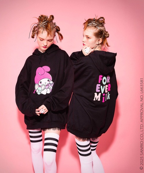 MILK(ミルク)の「My Melody FOREVER パーカー(パーカー・レディース・A/B・L/M)」の5枚目の写真