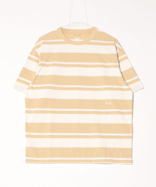HELLY HANSEN(ヘリーハンセン)の「【HELLY HANSEN】S/S Dry Kanoko Border Tee(Tシャツ/カットソー・メンズ・ホワイト/ベージュ・MEDIUM/LARGE/X-LARGE)」の4枚目の写真