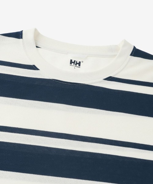 HELLY HANSEN(ヘリーハンセン)の「【HELLY HANSEN】S/S Dry Kanoko Border Tee(Tシャツ/カットソー・メンズ・ホワイト/ベージュ・MEDIUM/LARGE/X-LARGE)」の9枚目の写真