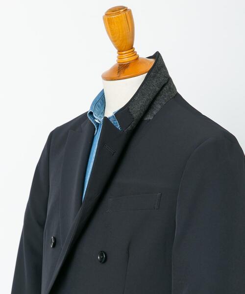 URBAN RESEARCH DOORS（アーバンリサーチドアーズ）の「LIFE STYLE TAILOR　4WAYストレッチコンフォータブルダブルジャケット（その他アウター・メンズ・ネイビー/グレー/ブラウン・LARGE/MEDIUM/X-LARGE/SMALL）」の7枚目の写真