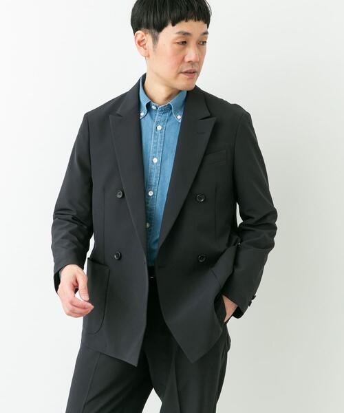 URBAN RESEARCH DOORS（アーバンリサーチドアーズ）の「LIFE STYLE TAILOR　4WAYストレッチコンフォータブルダブルジャケット（その他アウター・メンズ・ネイビー/グレー/ブラウン・LARGE/MEDIUM/X-LARGE/SMALL）」の12枚目の写真