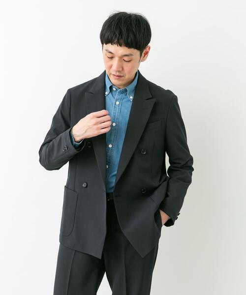 URBAN RESEARCH DOORS（アーバンリサーチドアーズ）の「LIFE STYLE TAILOR　4WAYストレッチコンフォータブルダブルジャケット（その他アウター・メンズ・ネイビー/グレー/ブラウン・LARGE/MEDIUM/X-LARGE/SMALL）」の13枚目の写真