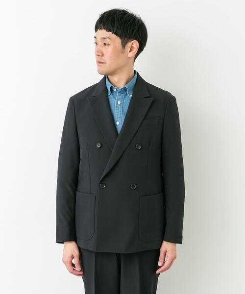 URBAN RESEARCH DOORS（アーバンリサーチドアーズ）の「LIFE STYLE TAILOR　4WAYストレッチコンフォータブルダブルジャケット（その他アウター・メンズ・ネイビー/グレー/ブラウン・LARGE/MEDIUM/X-LARGE/SMALL）」の17枚目の写真
